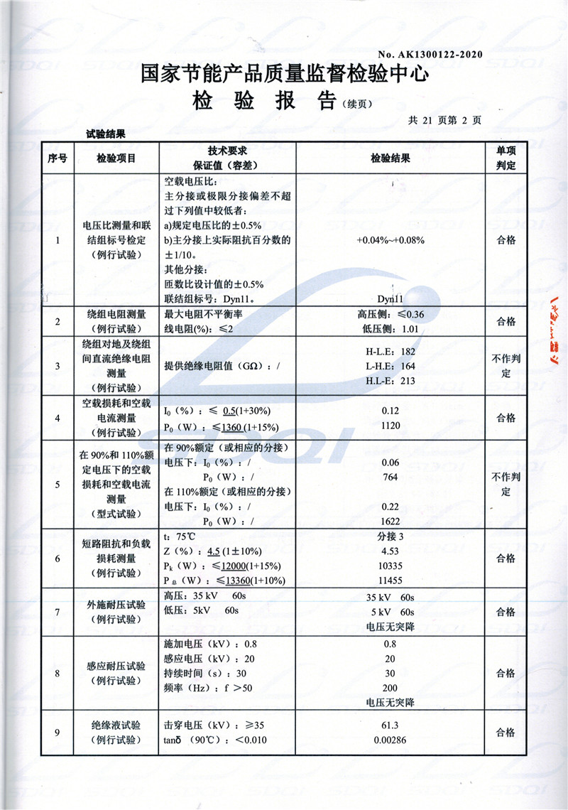 高低压试验报告-S11-1250璧山璧山璧山油浸式变压器-2.jpg